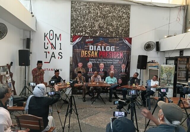 Soroti Kabinet Gemuk, Tokoh Nasional dan Pengamat Gelar Dialog “Desak Presiden” Evaluasi 2 Tahun Pemerintahan Prabowo
