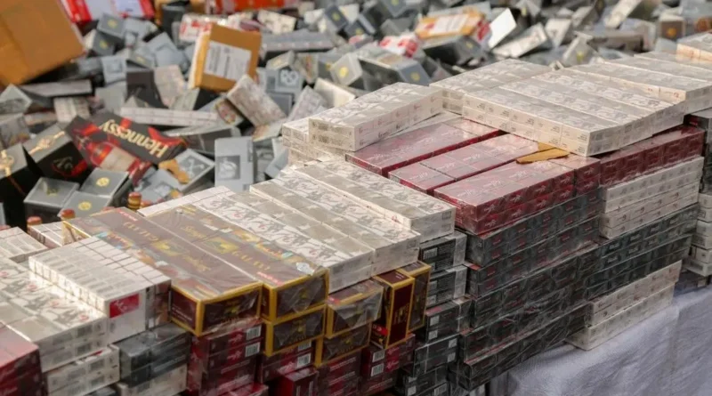 masyarakat melaporkan pengiriman rokok diduga ilegal dari Jawa Timur menuju Makassa