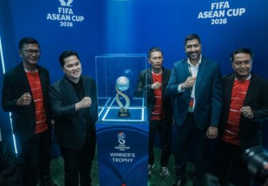 Trofi FIFA ASEAN Cup 2026 Dipamerkan di Indonesia Sports Summit